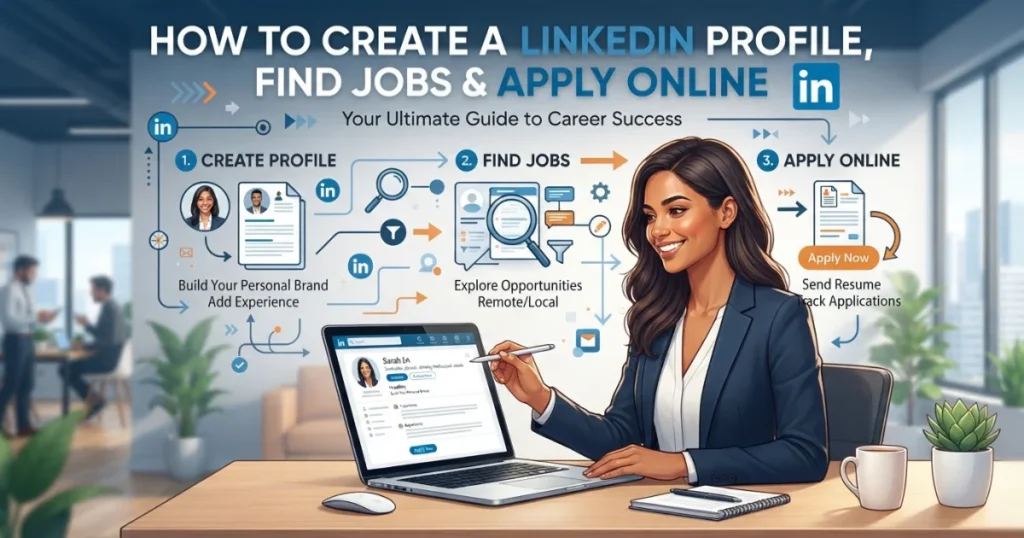 How to Create a LinkedIn Profile, Find Jobs & Apply Online